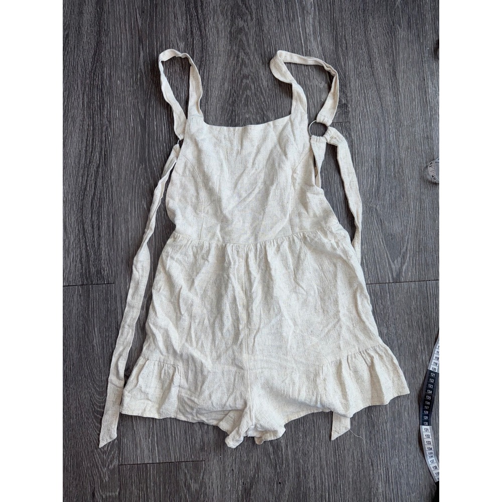 Back tie romper small